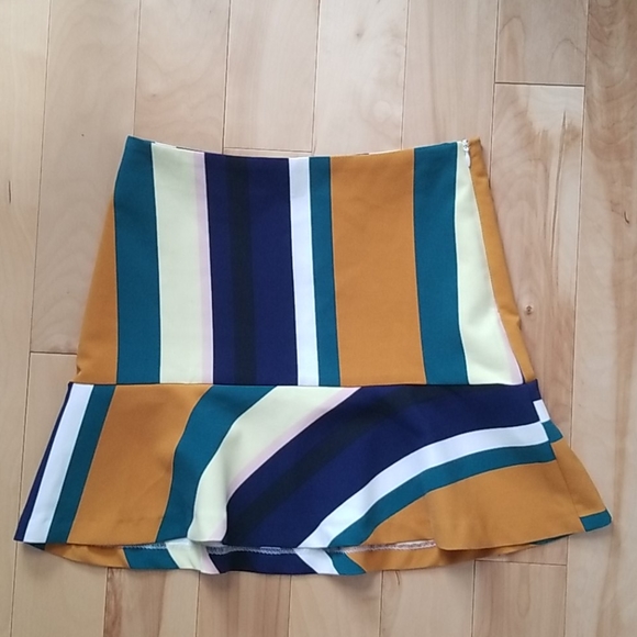 ZARA Colorblock Skirt - Picture 5 of 7